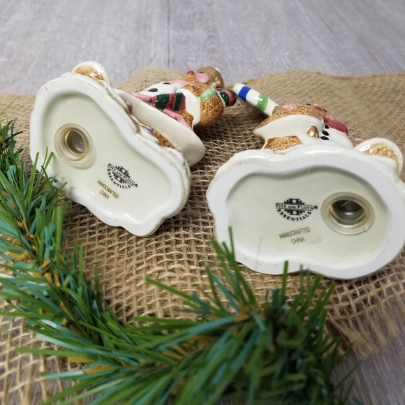 Fitz and Floyd gingerbread man salt & pepper shakers - Picture 7 of 10